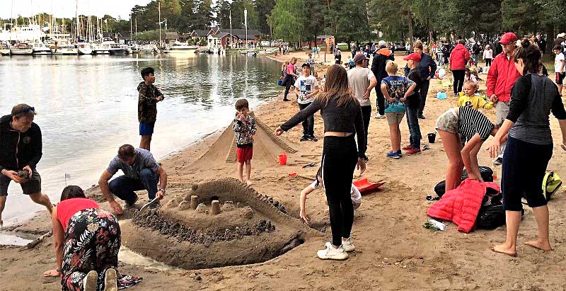 Nagu Sandslottstävling Nagu Sandslottstävling